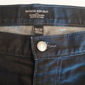Vintage Straight Dark Wash Jean - BANANA REPUBLIC